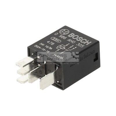 RELAY 24V 10A 5-POLIG